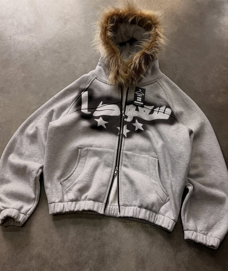 Campera Peluche Stars