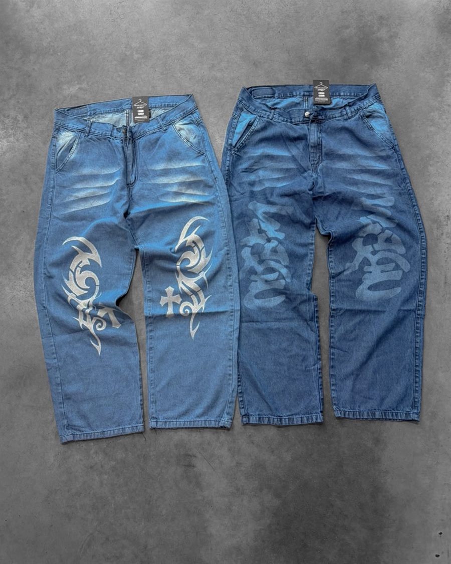 Jean Baggy Tribal